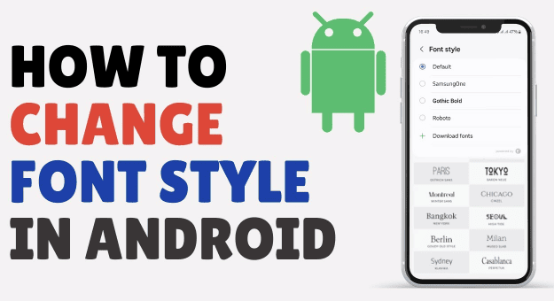 system font style android